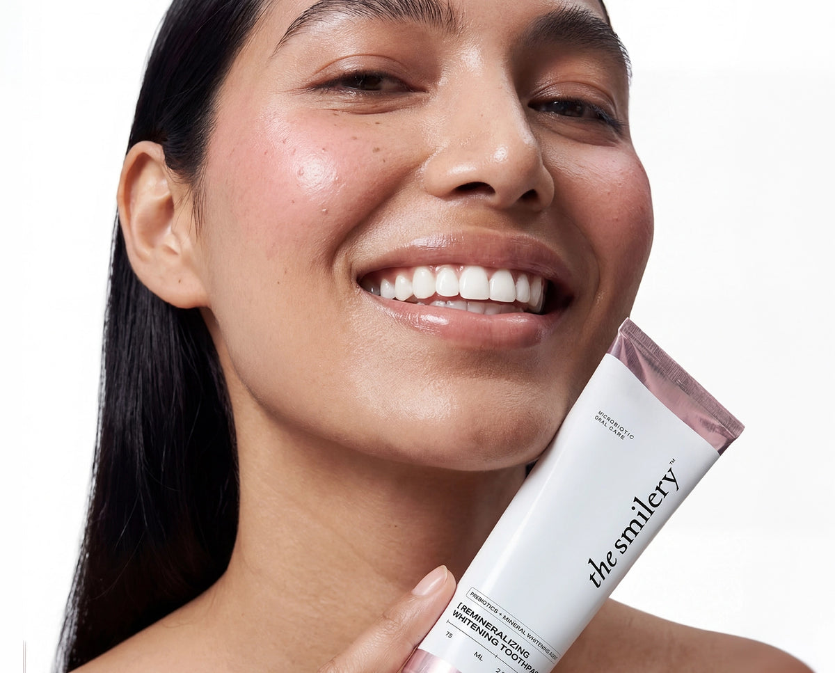 Whiter teeth
 in just 4 weeks.